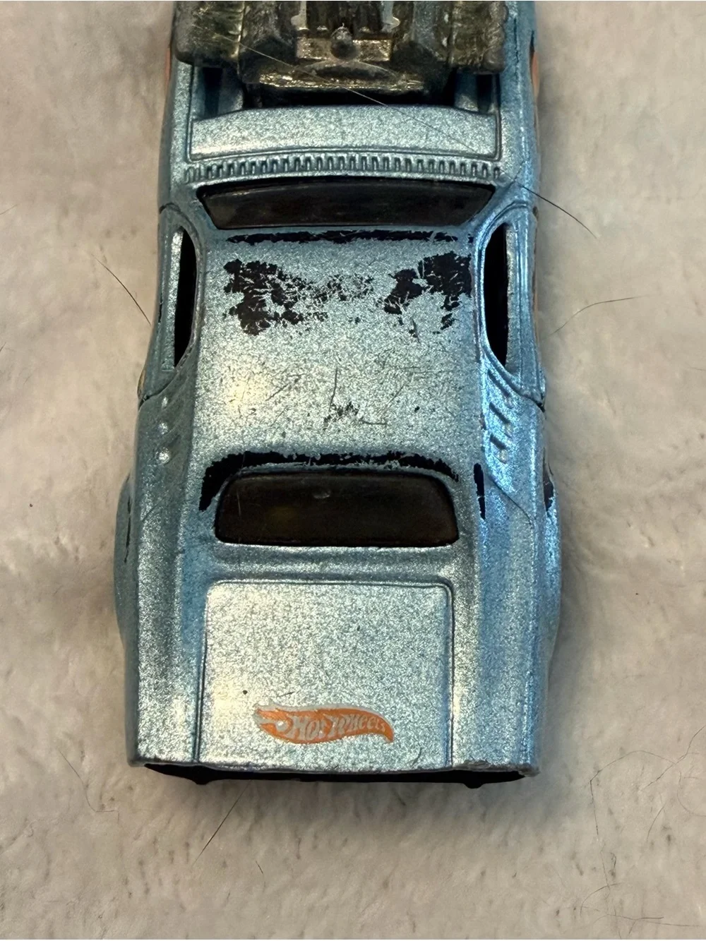 Hot Wheels 2005 Rodger Dodger Blue Flamed Redline 1:64